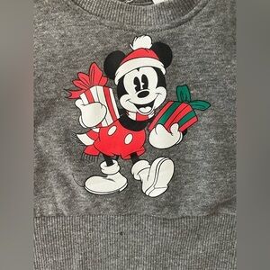 Mickey Mouse Christmas Sweatshirt size Newborn, new with tags!